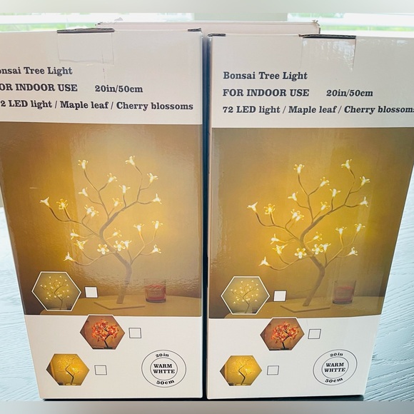 LED Lighted Maple Tree Decor - Picture 2 of 8